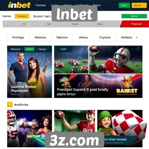 Recursos exclusivos disponíveis no site lnbet